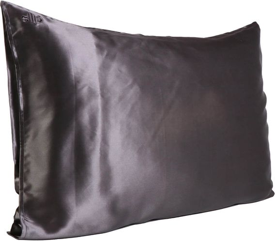 Silk Pillowcase - Queen (Various Colours) - Charcoal