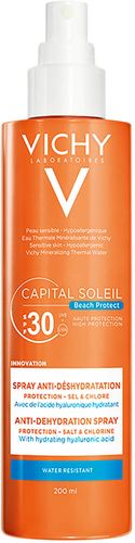 Capital Soleil Beach Protect spray solare anti disidratazione SPF 30 200 ml