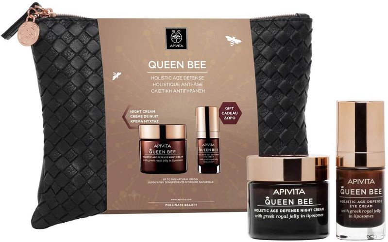 Queen Bee Holistic Age Defense Night Cream and Queen Bee Holistic Age Defense Eye Cream Gift Set