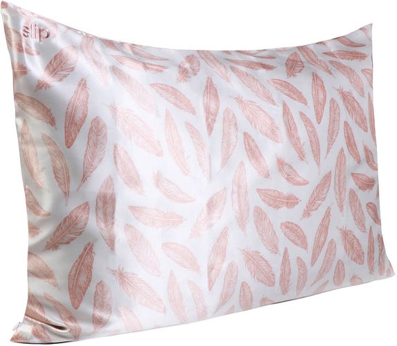 Silk Pillowcase - Queen (Various Colours) - Feathers