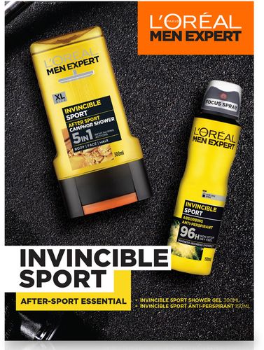 Set Regalo per Lui L'Oreal Men Expert Invincible Sport 2 Piece