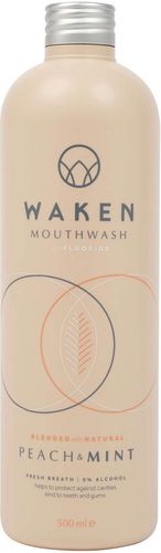Waken Mouthwash Peach & Mint 500ml
