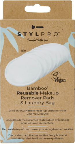 Bamboo Makeup Remover Pads - 16 Pack