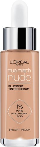 True Match Nude Plumping Tinted Serum (Various Shades) - 3-4 Light-Medium