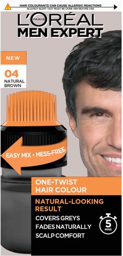 L'Oréal Men Expert One-Twist Semi-Permanent Hair Colour (Various Shades) - 04 Natural Brown