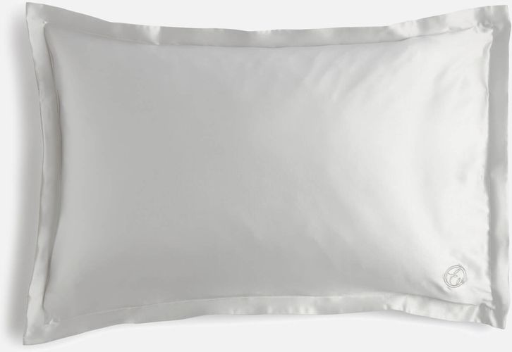 Home Oxford Edge Silk Pillowcase - Moonlight Grey