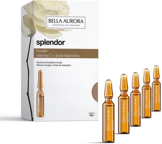Splendor Anti-Ageing Vitamin C and Hyaluronic Acid Booster Ampoules 5 x 2ml