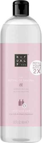 The Ritual of Sakura Floral Cherry Blossom & Rice Milk Hand Wash Refill 600ml