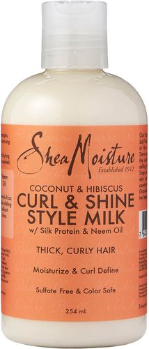 Shea Moisture latte per styling e capelli ricci cocco e ibisco 254 ml