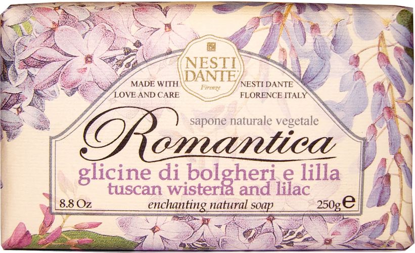 Romantica Wisteria and Lilac Soap 250g