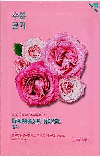 Pure Essence Mask Sheet 20ml (Various Options) - Damask Rose