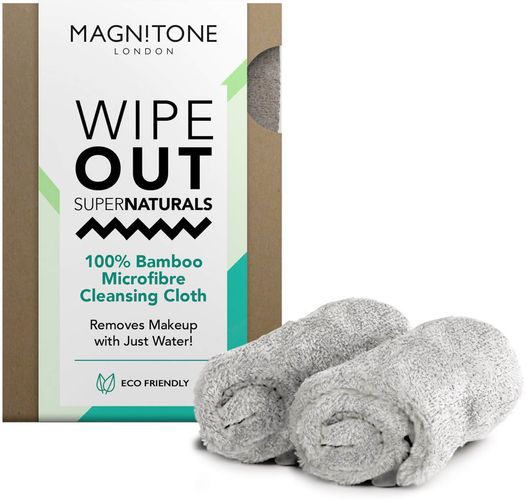 WipeOut SuperNatural Bamboo MicroFibre Cleansing Cloth 2 Pack - Grey