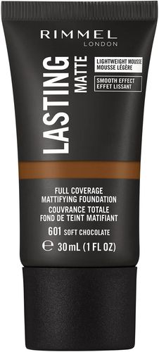 London Lasting Matte Foundation 30ml (Various Shades) - 601 Soft Chocolate