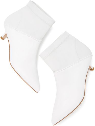 Jean Boots in White, Size IT 36