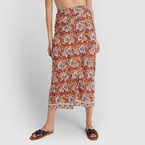 Talia Skirt in Vintage Flowers Cocoa, X-Small