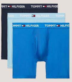 Everyday Microfiber Boxer Brief 3Pk Blue Multi - L