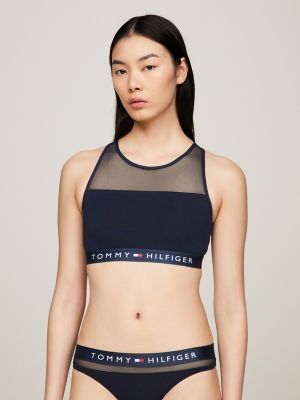 Tommy Cotton Bralette Navy Blazer - XS