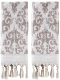 Mirage Fringe 2 Piece Hand Towel Set Bedding