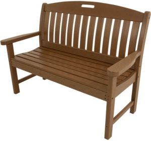 Avalon All-Weather 48" Porch Bench - 37.5" x 51.75" x 64"