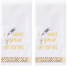 Ltd Pour Decisions 2 Piece Hand Towel Set Bedding