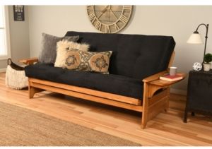 Phoenix Futon in Butternut Finish