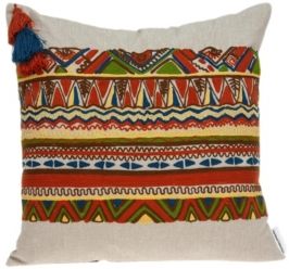 Zelda Bohemian Multicolor Pillow Cover With Down Insert