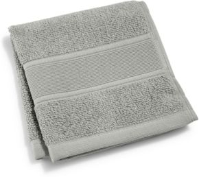 Sanders Antimicrobial Cotton Solid 13" x 13" Wash Towel Bedding