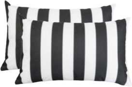 Olivia Stripe Outdoor Pillow - Set of 2