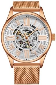 Rose Gold Stainless Steel Bracelet Watch 42mm