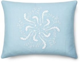 Julianne Embroidery Throw Pillow, 16" X 12" Bedding