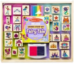 Deluxe Fairy Tale Wooden Stamp Set