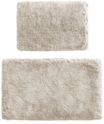 Ritzy Solid Tufted Bath Rug Set, 2 Piece Bedding