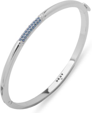 Pave Cylinder Bangle Bracelet