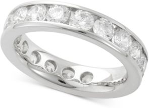 Diamond Channel Set Eternity Band (3 ct. t.w.) in 14k White Gold