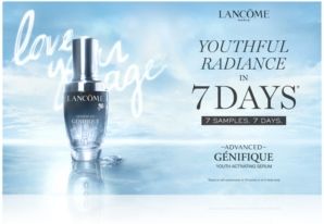 Receive a 7 Day Supply of Lancome Advanced Genifique Youth Activating Serum with any $50 Skincare purchase