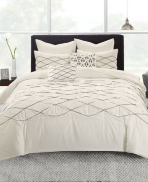 Sunita Cotton 144-Thread Count 5-Pc. Twin/Twin Xl Comforter Set Bedding