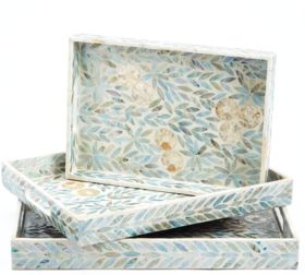 Palawan Flower Trays, Set of 3