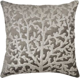 Sea Foam Tree of Life Applique Pillow Bedding