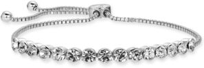 Rose Gold-Tone Crystal Slider Bracelet, Created for Macy's