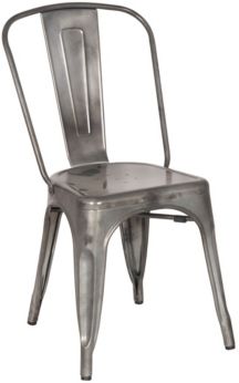Bella Luna Galvanized Steel Side Chair (Set of 4)
