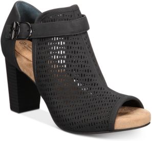 Jaccee Memory-Foam Perforated Shooties, Created for Macy's Women's Shoes