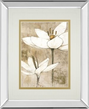 Pencil Floral I by Avery Tillman Mirror Framed Print Wall Art, 34" x 40"