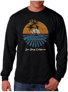 Word Art - Cities in San Diego Long Sleeve T-Shirt