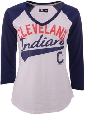 G-iii Sports Cleveland Indians Its A Game Raglan T-Shirt