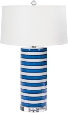 Regina Andrew Design Ceramic Striped Column Table Lamp