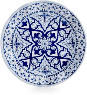 Talavera Azul Collection Melamine 8" Salad Plate, Set of 4