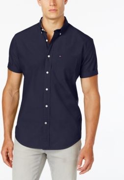 Maxwell Short-Sleeve Button-Down Classic Fit Shirt, Created for Macy's