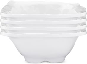 Ruffle 4-Pc. Melamine 5" Square Dip Bowl Set