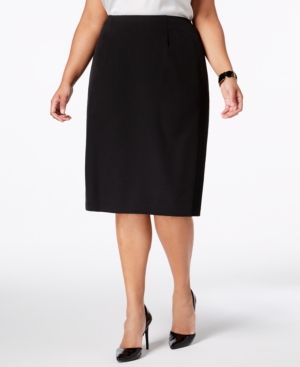 Plus Size Skimmer Skirt