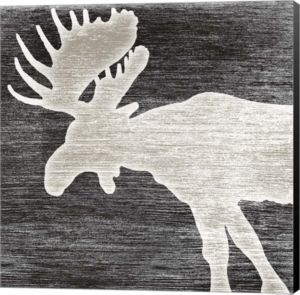 Good Night Moose By Lightboxjournal Canvas Art